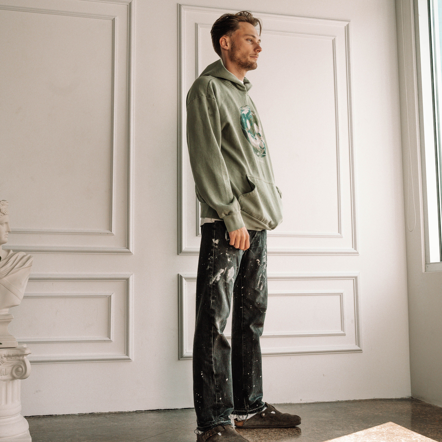 Globe Oil Green Hoodie