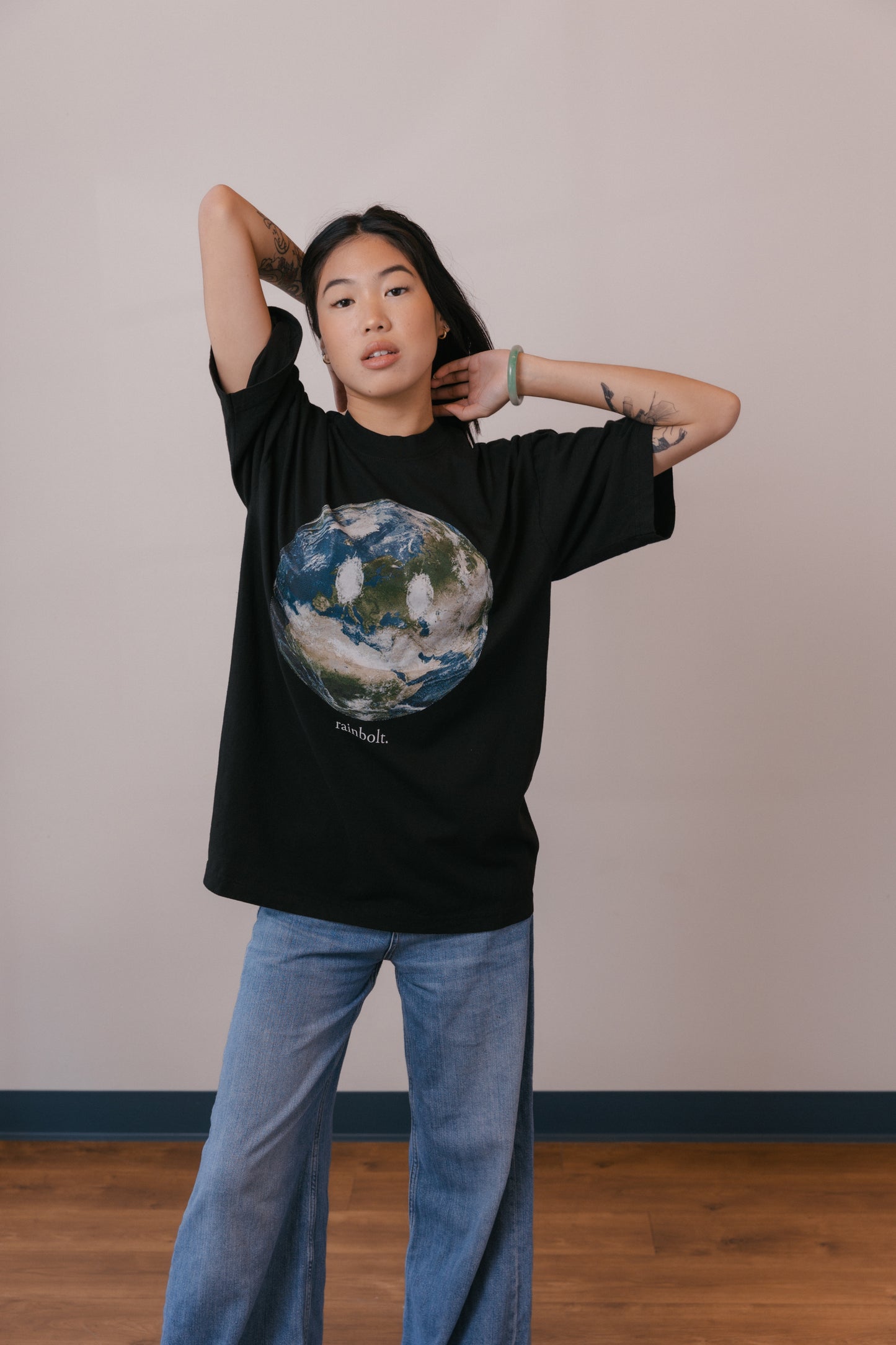 Globe Black Tee