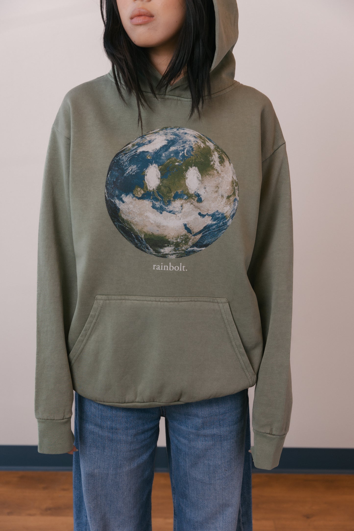 Globe Oil Green Hoodie