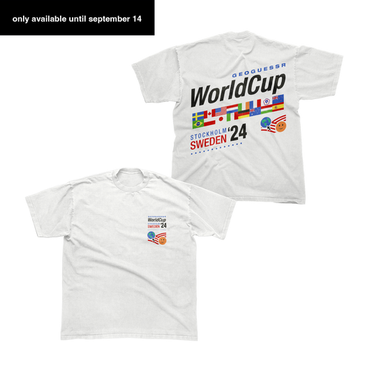 geoguessr world cup '24 tee