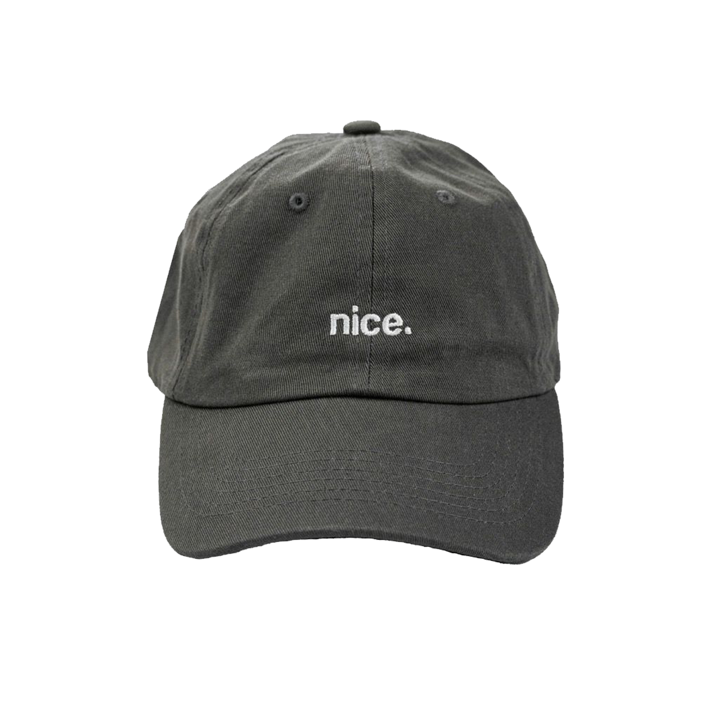 Nice Dad Hat - Dark Grey