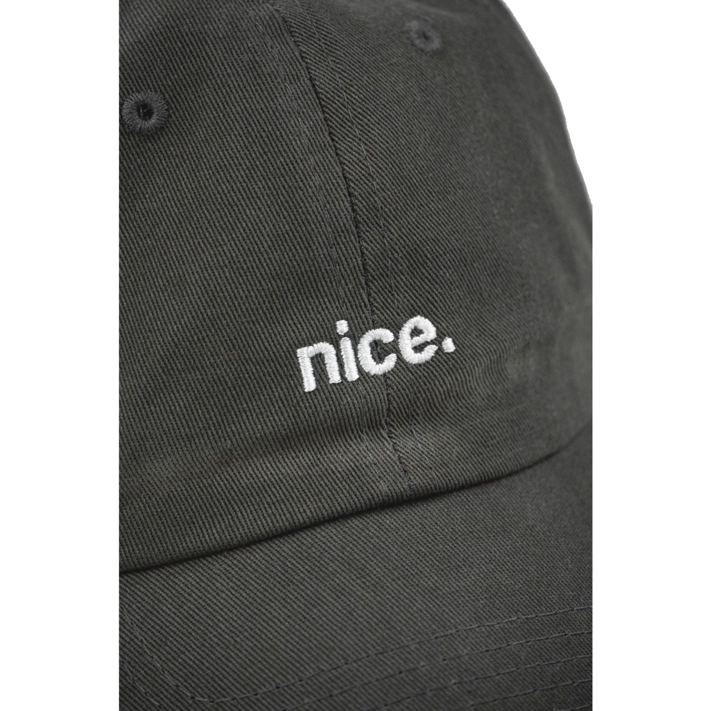 Nice Dad Hat - Dark Grey